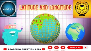 Latitude and Longitude geographyclass6ncertviralvideoanimation academiccreation2024 [upl. by Atiuqrahc]