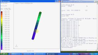 CalculiX  How to build the dynamic contour animation [upl. by Eliott]