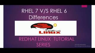 RHEL 7 VS RHEL 6 Differences [upl. by Ellenohs420]