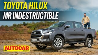 Toyota Hilux review  The legendary Toyota pickup  First Drive  Autocar India [upl. by Stroud]