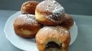 Pyszne pączki Przepis na paczki z kremem [upl. by Annaeiluj]