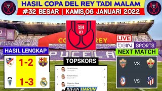 Hasil Copa Del Rey Tadi Malam  Linares vs Barcelona  Alcoyano vs Real Madrid  Bola Tadi Malam [upl. by Reiko263]