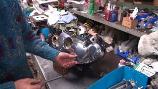 1972 ironhead 113 xl xlch case repair motor rebuild harley sportster by tatro machine [upl. by Nrev]