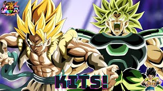 BEST UNITS IN THE GAME LR GOGETA BLUE AND LR FULL POWER BROLY KIT BREAKDOWN DBZ Dokkan Battle [upl. by Mauceri172]