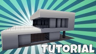 MINECRAFT MODERNES HAUS bauen TUTORIAL HAUS 52 [upl. by Analram]