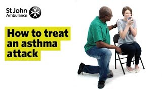 How to Treat an Asthma Attack  First Aid Training  St John Ambulance [upl. by Hourigan]