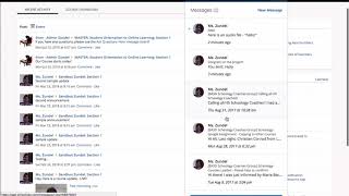 Schoology Using Schoology Messages students [upl. by Alac]