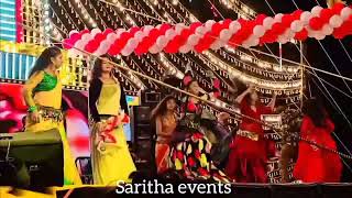 janasena prabha ll dance 2024 ll Saritha events ll narasaraopeta ll super event ll [upl. by Sillsby]