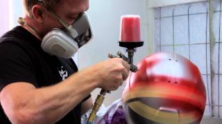 Brett King Design  Custom Helmet Painter [upl. by Reichel]