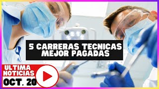 Las 5 carreras técnicas mejor pagadas en Estados Unidos [upl. by Dnalram316]