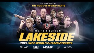 WDF World Darts Championship Live Session 2 [upl. by Lexine]