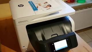 HP OfficeJet Pro 8730  Duplexkopie Drucken vom Tablet [upl. by Ahsuatal]