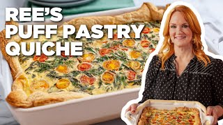 Ree Drummonds Puff Pastry Quiche  The Pioneer Woman  Food Network [upl. by Aneelad]