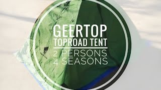 Review GeerTop 2 persons 4 seasons Tent [upl. by Remos]