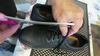 HOW TO SHORTEN LONG SHOELACES [upl. by Greenwood5]