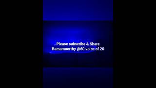 Un Marbil Vizhi Moodi Karaoke Track for Female Singers by Ramamoorthy 60 voice of 20 [upl. by Elehcar]