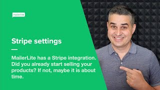 Stripe Settings  Start selling digital products online through MailerLite Classic using Stripe [upl. by Hairaza]