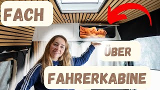 DIY VANAUSBAU I Fach über Fahrerhaus I MB SPRINTER  VW CRAFTER [upl. by Anirtek327]