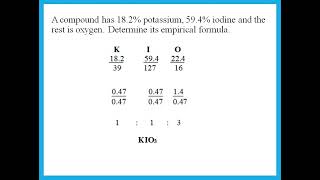 Empirical and Molecular Formula Calculations  IGCSE Chemistry  Dr Hanaa Assil [upl. by Wohlen]