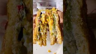 Quick and cheese sandwich cheese cheesepizza sandwich ytshorts shorts healthyfood [upl. by Susie712]