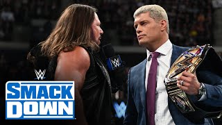 AJ Styles calls Cody Rhodes a quitter SmackDown highlights June 14 2024 [upl. by Picker]