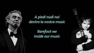 Ed Sheeran Perfect Symphony ft Andrea Bocelli lyrics amp translate [upl. by Lias]