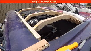 Como Hacer Solarium en madera de de un barco  sundeck boat interior part 47 [upl. by Eyssej845]