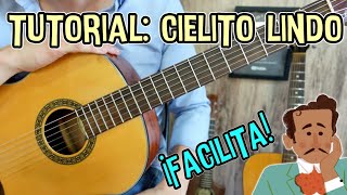 COMO TOCAR CIELITO LINDO en GUITARRA  PEDRO INFANTE  SOLO 3 ACORDES  RITMO RANCHERO  BIEN FÁCIL [upl. by Adnalro741]