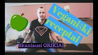 Veganiški receptai  Grikiai  sveiki receptai  maistas [upl. by Naek]