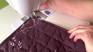 How to Sew an Binding to a Patchwork Quilt No talk No music ASMR [upl. by Linzer]