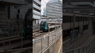 Sydney Trains Vlogs  Sydney Metro Set 01 Arriving at Chatswood shorts travel [upl. by Ahsiekyt]