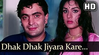 Dhak Dhak Jiyara Kare  Rishi Kapoor  Meenakshi  Gharana  Bollywood Songs  Laxmikant Pyarelal [upl. by Ardell]