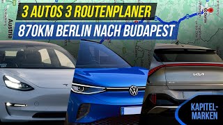 Elektroauto vs Verbrenner870km Routenplanung Roadtrip mit AirElectric und ABetterRoutePlanerABRP [upl. by Aiveneg]