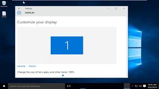 How To Change Display DPI Scaling In Windows 10 [upl. by Milas]