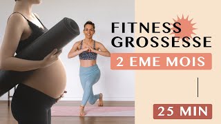 FITNESS GROSSESSE  2ème mois de grossesse entrainement complet [upl. by Akenal569]