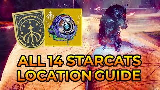 Destiny 2  All 14 Starcats Location Guide Familiar Felines Triumph [upl. by Sinned]