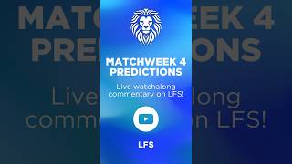 PREMIER LEAGUE PREDICTIONS MW4 premierleague football predictions lfs [upl. by Alolomo20]