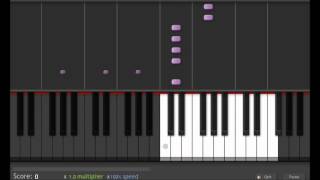 Beautiful Piano Song Synthesia  Cold by Jorge Méndez [upl. by Tooley566]