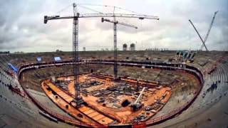 Andrade Gutierrez  Arena da Amazônia  Timelapse [upl. by Flosser]