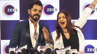 Sreesanth With Pooja Bhatt At ZEE5 1st Anniversary Celebration [upl. by Cyprian]