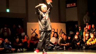 DANCELIVE 2013 Kansai CHARISMAX FREESTYLE【SEMIFINAL】SHUHO vs IBUKI [upl. by Vijar357]