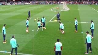 FC Barcelona amazing training 2014 tikitaka rondo show [upl. by Anwat]