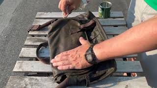 How to rewax your Brompton Barbour bag [upl. by Coletta237]