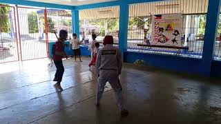 Sparring with my student Sipambuno MMA training 021024A [upl. by Farrison]