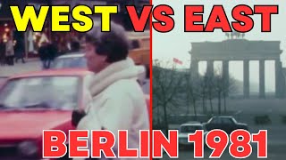 Cold War amp IRON CURTAIN East vs West Berlin in 1981 [upl. by Estevan]