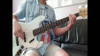 The Power Of Love Huey Lewis amp The News Bass Cover Fender Jazz Bass Original 60s 2019 [upl. by Airtemak]