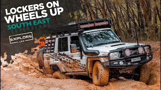 WHEEL LIFTS LOCKERS V8 FUN IN THE MUD GLASSHOUSE MOUNTAINS  THE EXPLORE LIFE S3 EP3 [upl. by Efron]