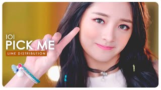 IOI • Pick Me  Line Distribution [upl. by Ateloiv]