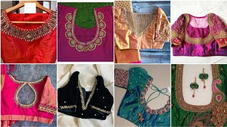 Blauj dizainBlouse back neck designs ब्लाऊज डिझाईनneck designs simpleblauj blouse neckdesign [upl. by Einamrej]