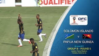 Solomon Islands v Papua New Guinea  2018 FIFA World Cup Qualifier Highlights [upl. by Eanrahc616]